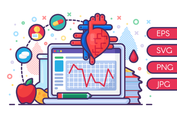 Cardiology Research Concept: A Visual Toolkit for Heart Health