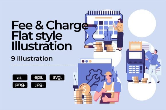 Charge and Fees Illustration: Making Financial Concepts Visually Clear