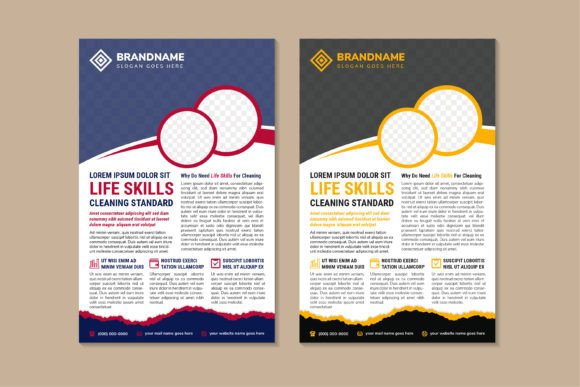 Mastering Visual Communication with the Life Skills Vertical Flyer
