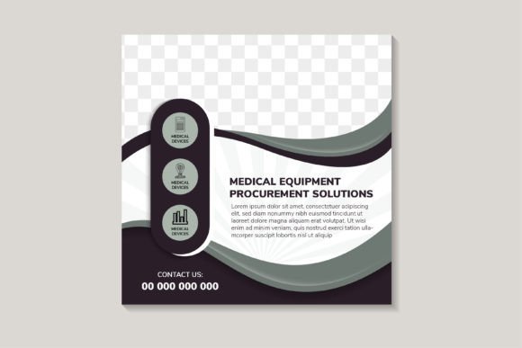 Medical Equipment Square Banner: A Practical Tool for Healthcare Procurement and Social Media Communication