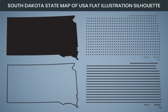 South Dakota State Hand Drawn Map USA: A Practical Guide to Choosing and Using Vector Map Files