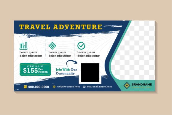 Travel Adventure Horizontal Banner: A Practical Tool for Tourism Marketing Design