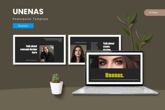 Unenas - Keynote Template: Crafting Presentations That Resonate in a Visual-First World